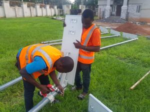 street light installation